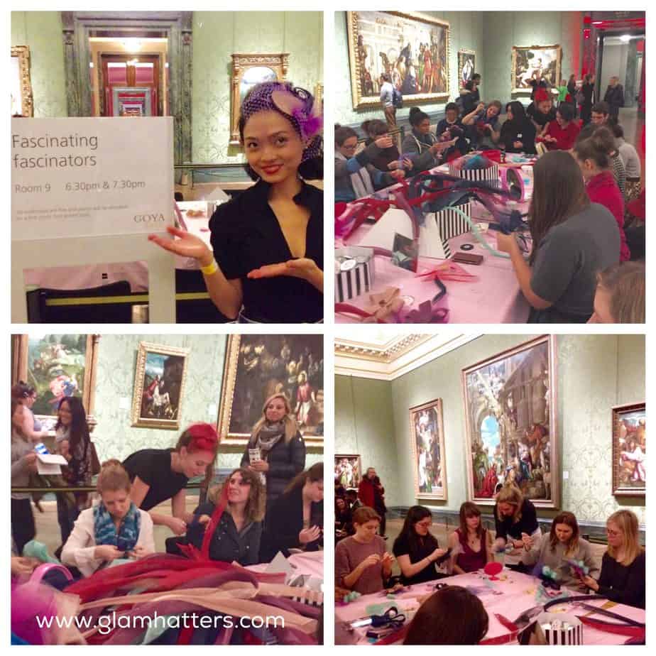 Glam Hatter Girls Storm The National Gallery!