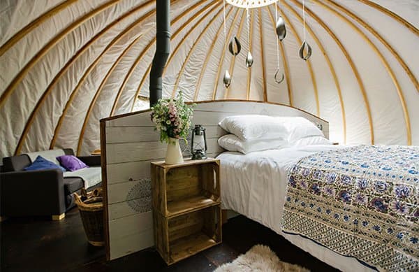 hen party accommodation glamping