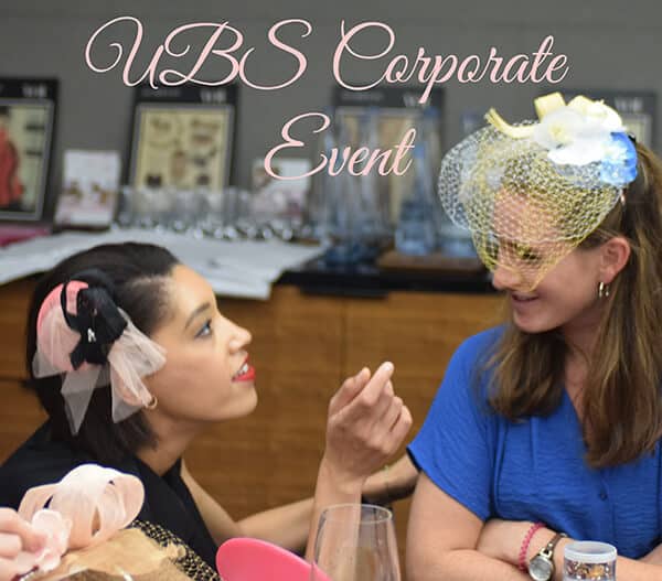 Fascinator Making Corporate Event in London For UBS