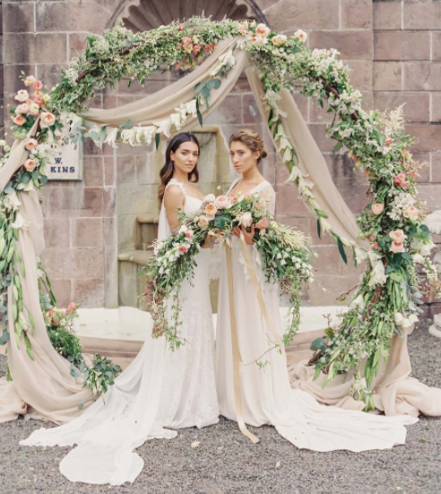 Flower Arch Wedding Trend